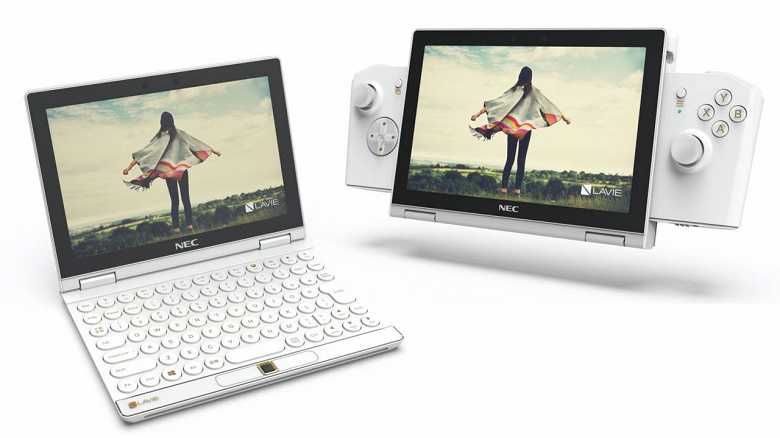 Lenovo и NEC выпустили маленький ноутбук, трансформирующийся в игровую приставку 5 LAVIE MINI concept