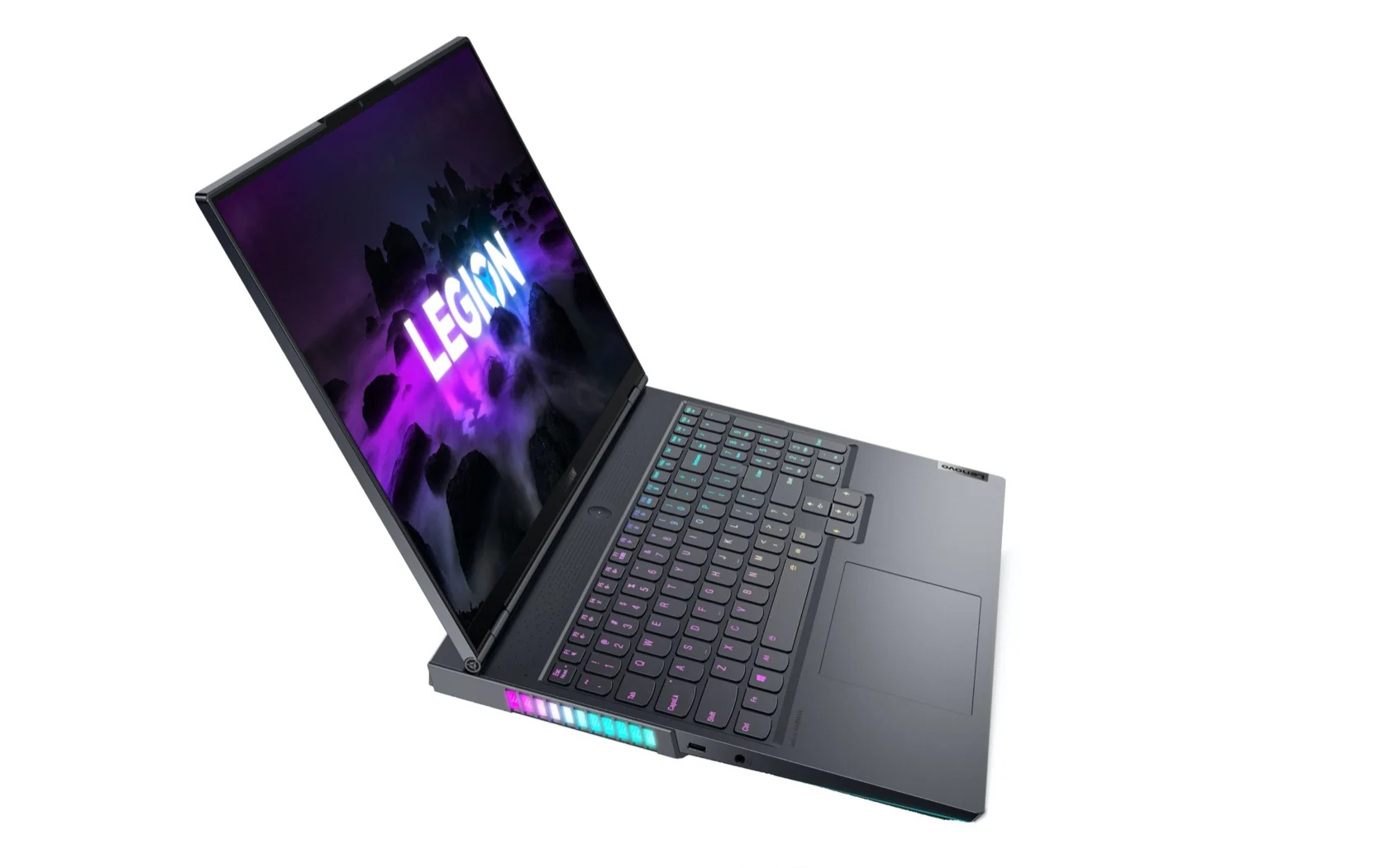 CES 2021: Lenovo представила три игровых ноутбука с новейшими процессорами AMD Ryzen 5000 5 Lenovo Legion 7 AMD 16inch Left Profile Storm Grey