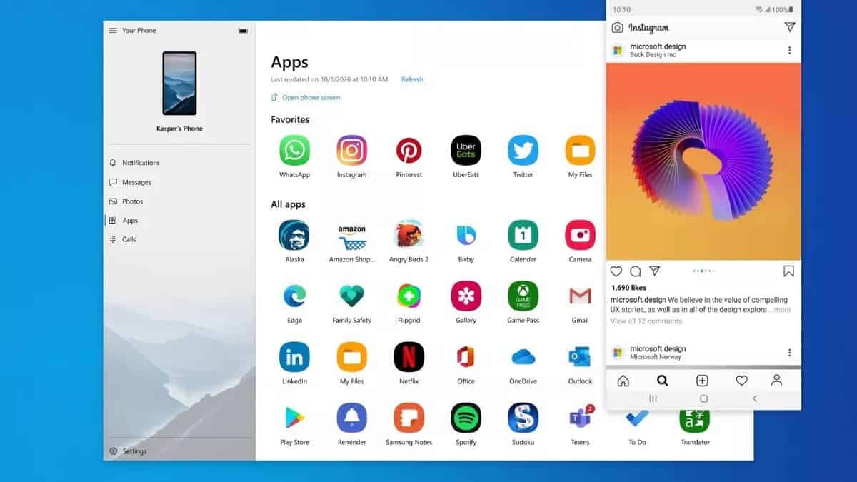 Windows 10 теперь может транслировать несколько Android-приложений одновременно 4 android apps on windows