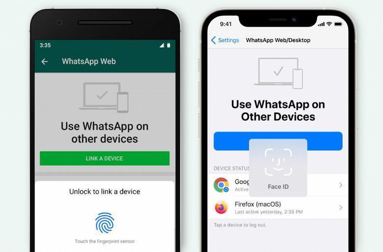 Десктопная версия WhatsApp будет требовать биометрическую аутентификацию 3 dims 0 large