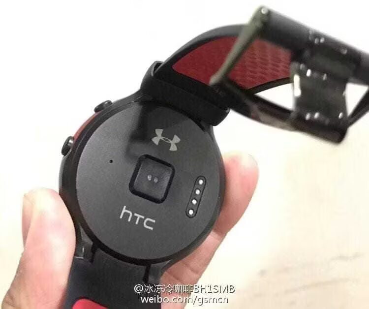 умные часы HTC Halfbeak задняя часть и датчики