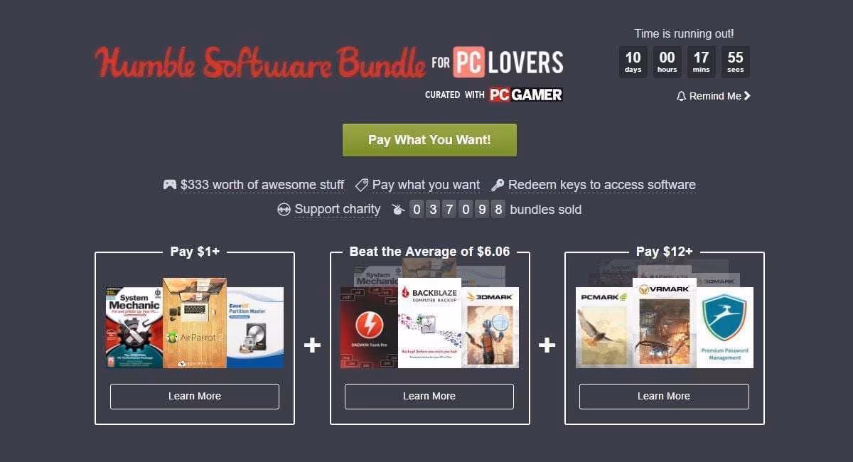 Humble Software Bundle title