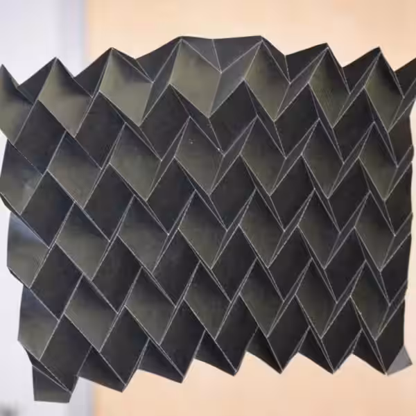 origami radiator configuration