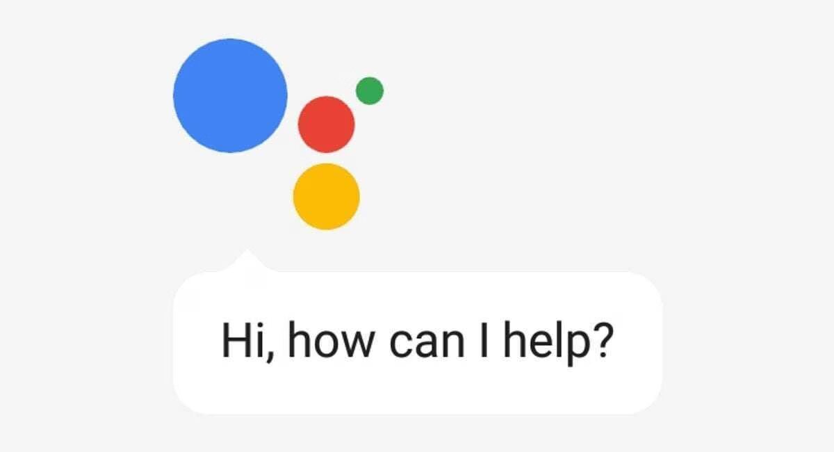 Логотип Google Assistant и сообщение приветствия