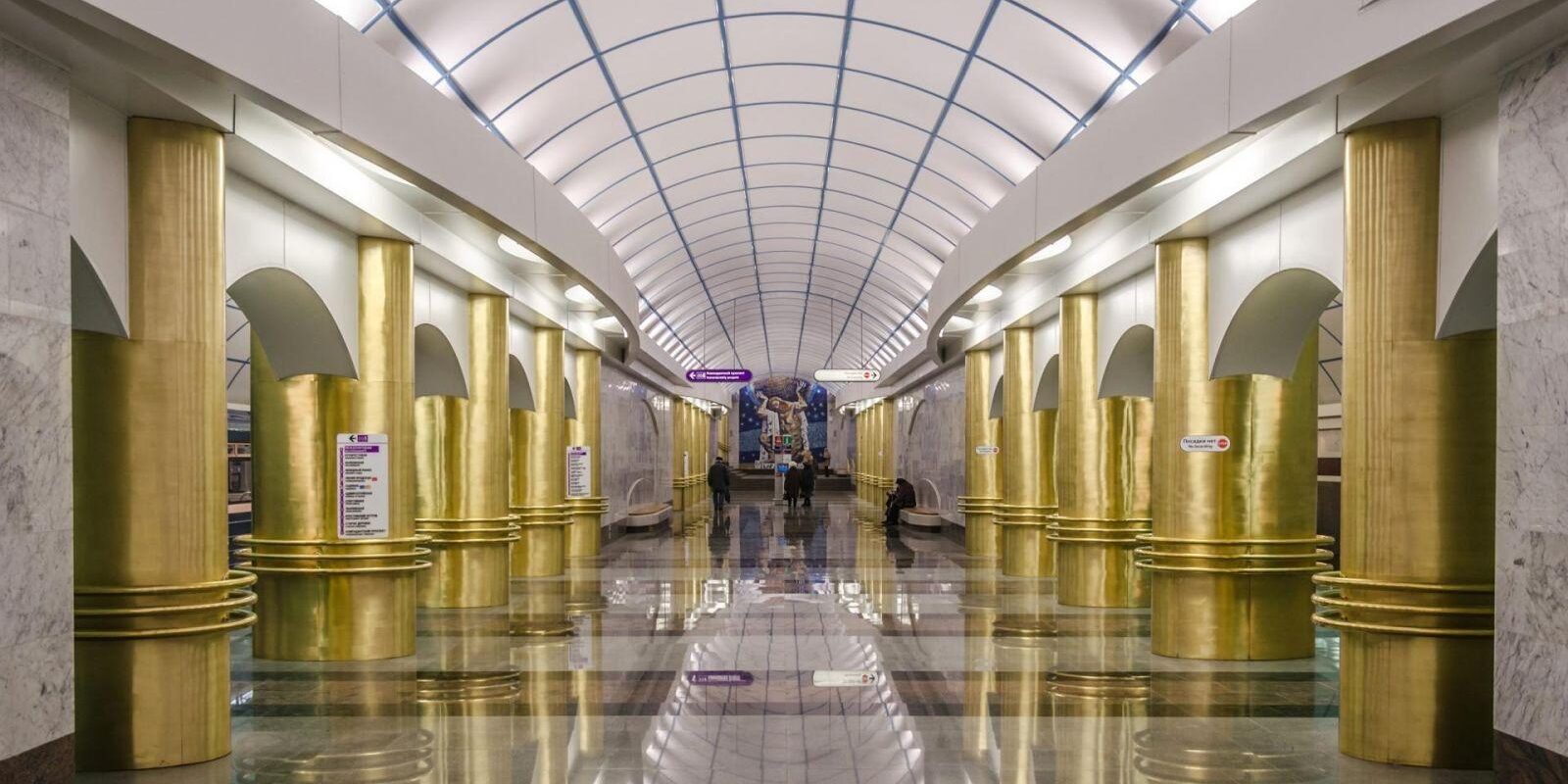 В метро Санкт-Петербурга запустили Wi-Fi 3 Metro SPB Line5 Mezhdunarodnaya c