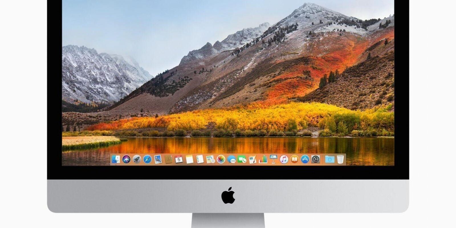 mac sierra homescreen