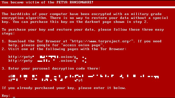 Petya RansomNote