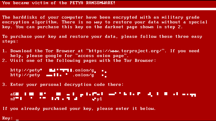 Petya RansomNote