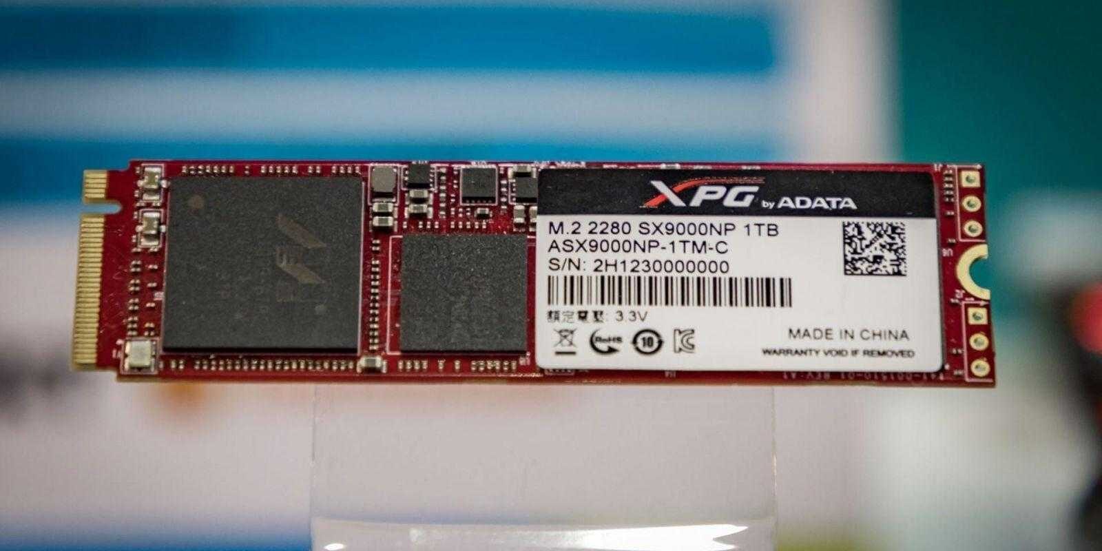 ADATA выпустила SSD c интерфейсом PCIe NVMe 3 121A0462