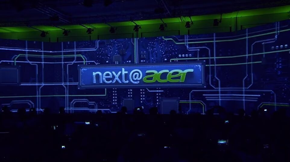 Проекционный дисплей с фокусировкой и логотипом Acer