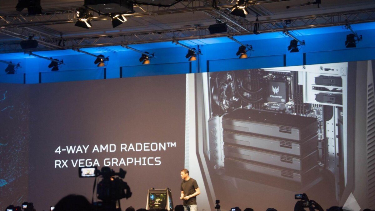 Видеокарты Radeon RX Vega в Acer Predator Orion 9000
