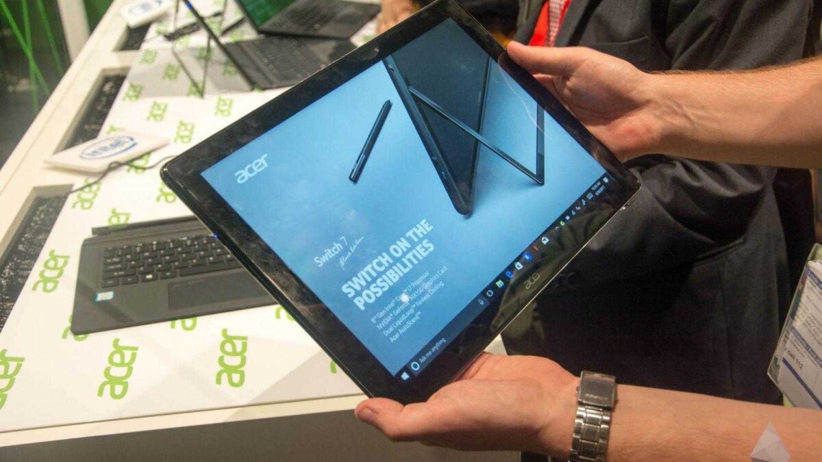 Acer Switch 7 в виде планшета