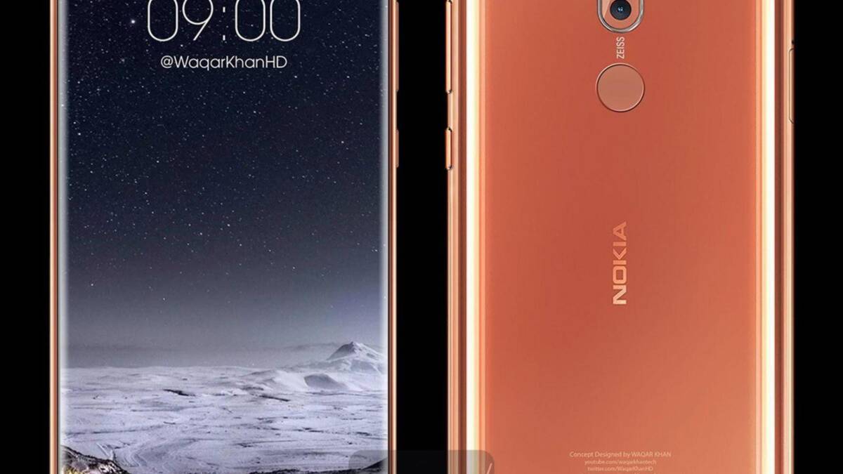 Nokia 9 получит безрамочный дисплей 3 Передняя и задняя части Nokia 9 с безрамочным дисплеем