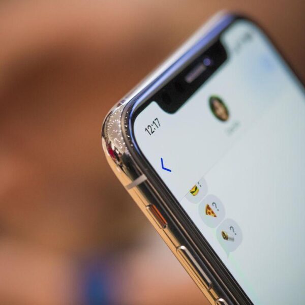 Идеальная боковая грань iPhone X