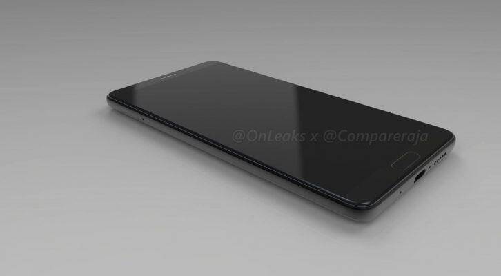 Обзор черного смартфона Huawei Mate 10 на плоском фоне