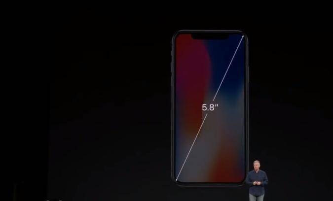 Apple презентовала iPhone 8, iPhone 8 Plus и iPhone X 10 Экран iPhone 8 с диагональю 5.8 дюймов крупный план