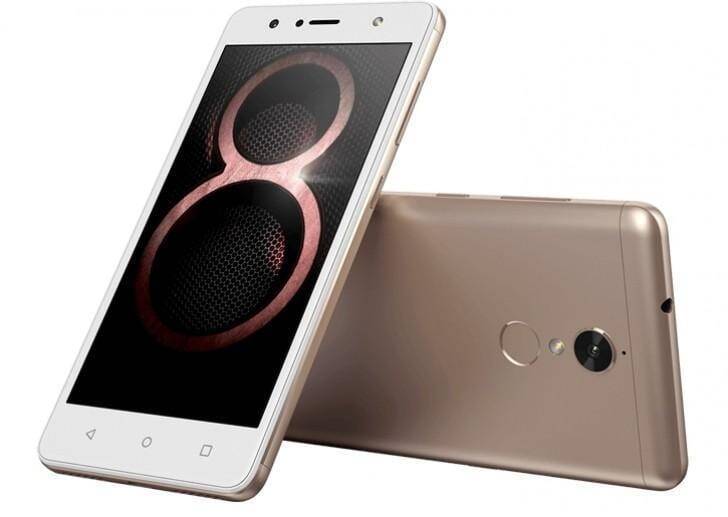 Смартфон Lenovo K8 Plus с металлическим корпусом, вид сбоку и сзади