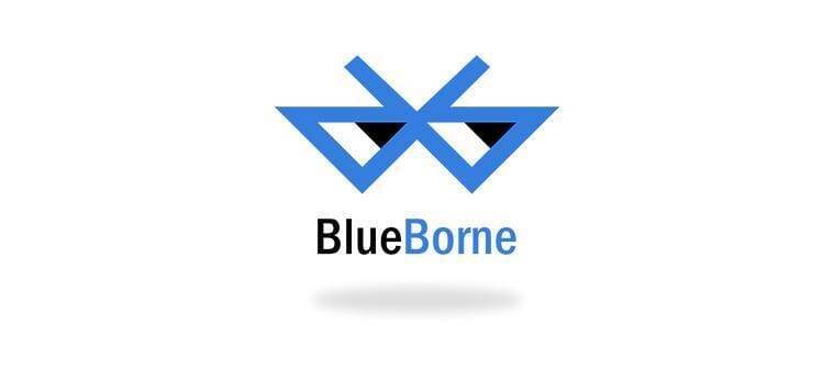 Логотип BlueBorne с изображением двух пересекающихся треугольников
