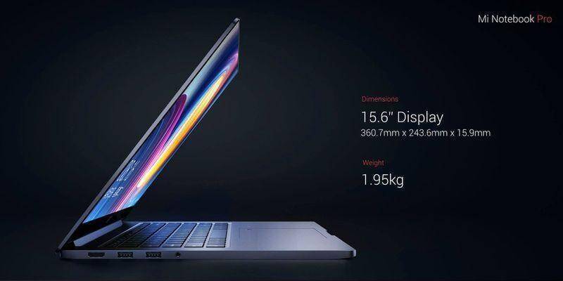 Xiaomi показала конкурента MacBook Pro 3 Ноутбук Xiaomi с 15.6 дисплеем и тонким профилем