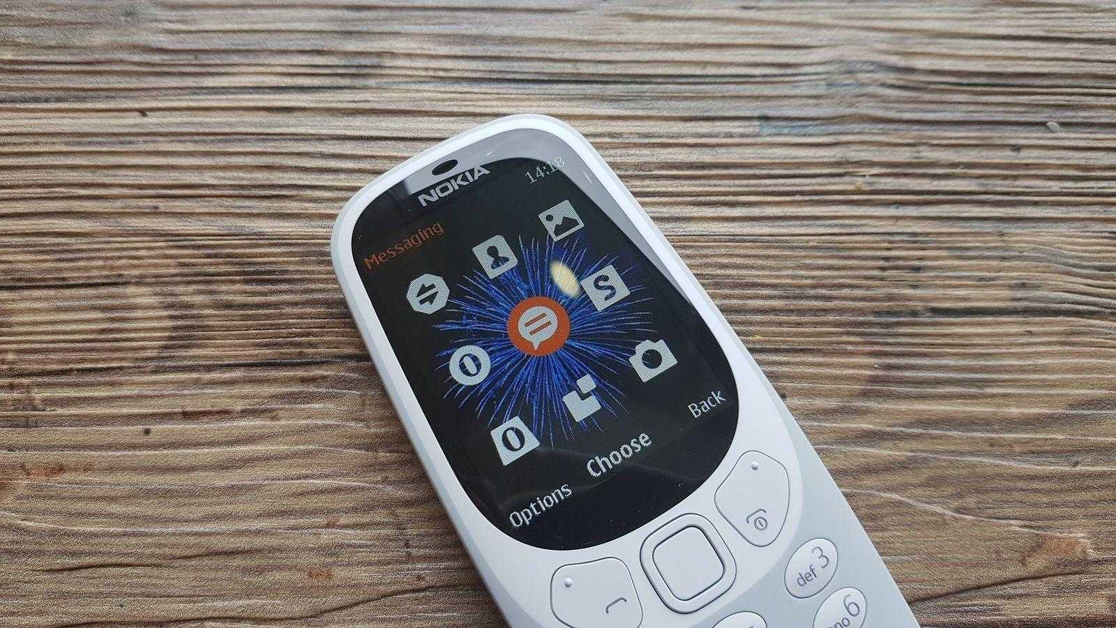 nokia 3310 user interface