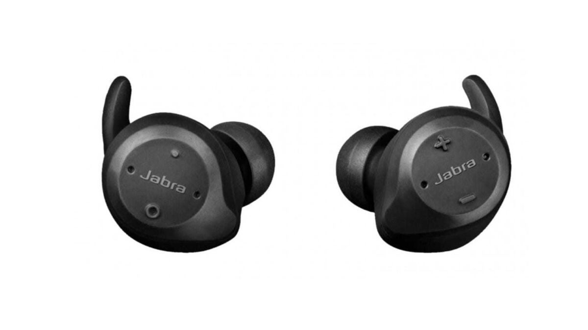 Беспроводные наушники Jabra для iPhone 8, вид сбоку