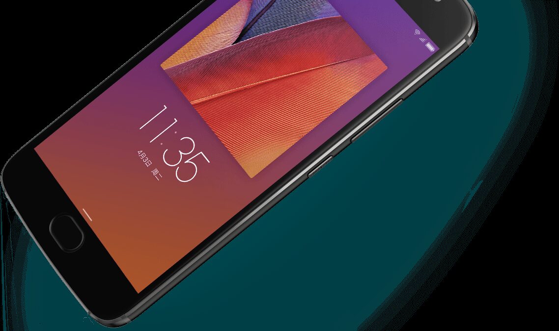 Смартфон iPhone 8 с черным корпусом и дисплеем сверху