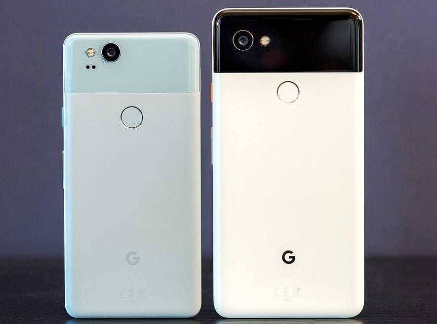 Новости недели. Стив Джобс, iPhone 8 Plus и Google Pixel 2 10 Два смартфона Google Pixel с задними камерами и сканерами отпечатков пальцев