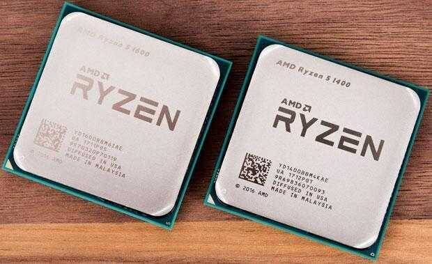 AMD представила первые процессоры Ryzen Mobile 3 Процессоры AMD Ryzen 5 1400 на деревянной поверхности