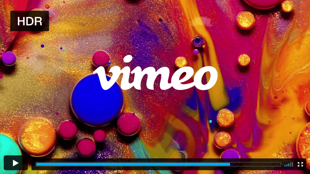 vimeo hdr