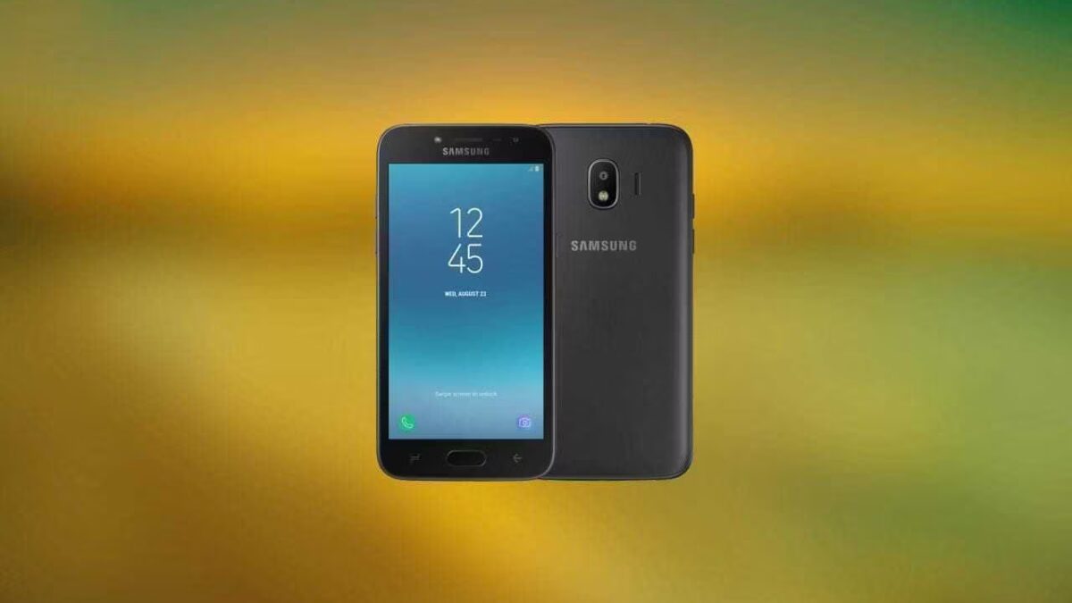 Передняя и задняя часть Samsung Galaxy J2 2018 изображение