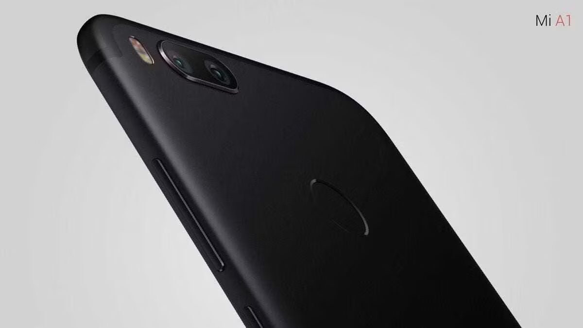 Задняя панель Xiaomi Mi A1 с двойной камерой и сканером отпечатков пальцев