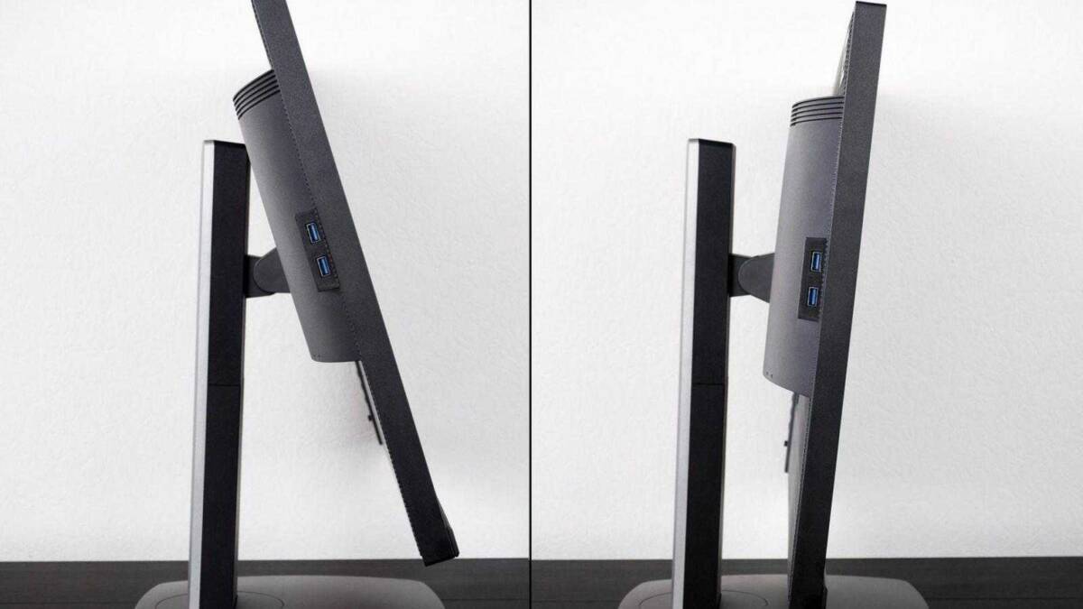 Боковой вид монитора Acer ProDesigner BM320 с USB-портами