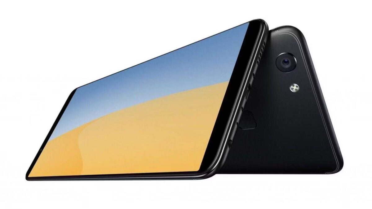 Смартфон Vivo с большим дисплеем и одной камерой сзади