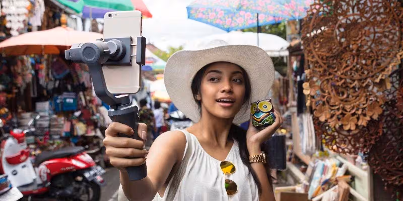 CES 2018: DJI сделал новый стабилизатор Osmo Mobile 2 3 DJI Osmo Mobile 2 Lifestyle 1