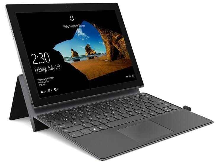 CES 2018: Lenovo показала новые ноутбуки Miix и ThinkPad 6 Планшет-ноутбук Lenovo Miix с клавиатурой и экраном