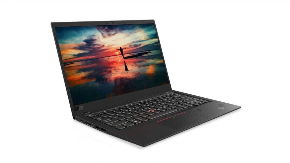 CES 2018: Lenovo показала новые ноутбуки Miix и ThinkPad 9 Ноутбук Lenovo ThinkPad с открытым экраном и клавиатурой