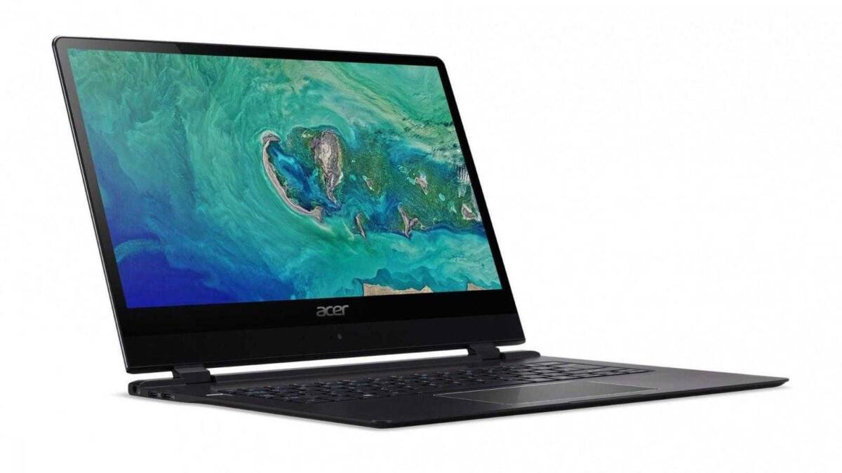 CES 2018: Acer обновила три своих популярных ноутбука 7 Ноутбук Acer с тонким дисплеем и клавиатурой