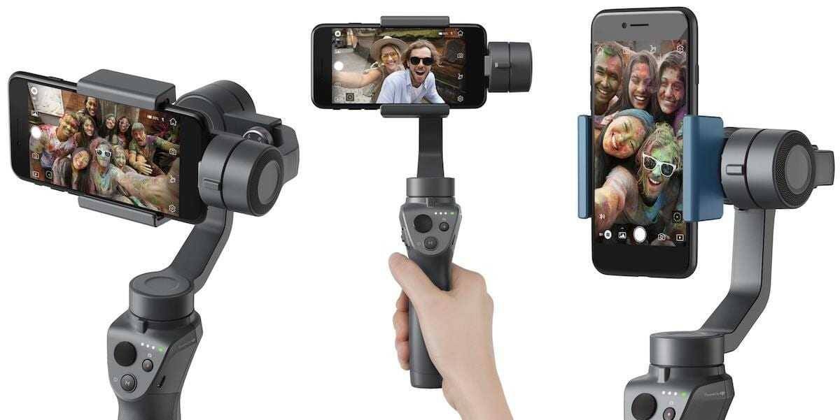 CES 2018: DJI сделал новый стабилизатор Osmo Mobile 2 4 Джойстик для стабилизации камеры Osmo Mobile 2 в руках пользователя