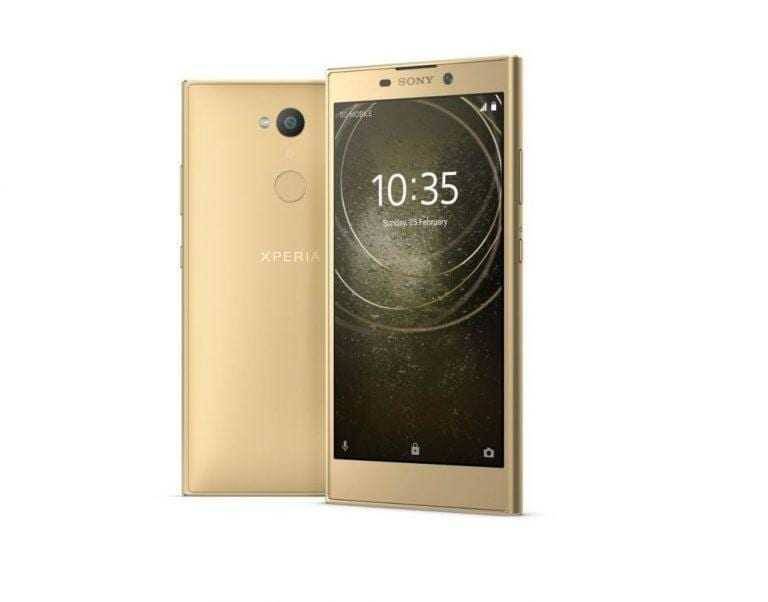 CES 2018: Sony представила три недорогих смартфона 5 Золотой смартфон Sony Xperia с экраном и задней камерой