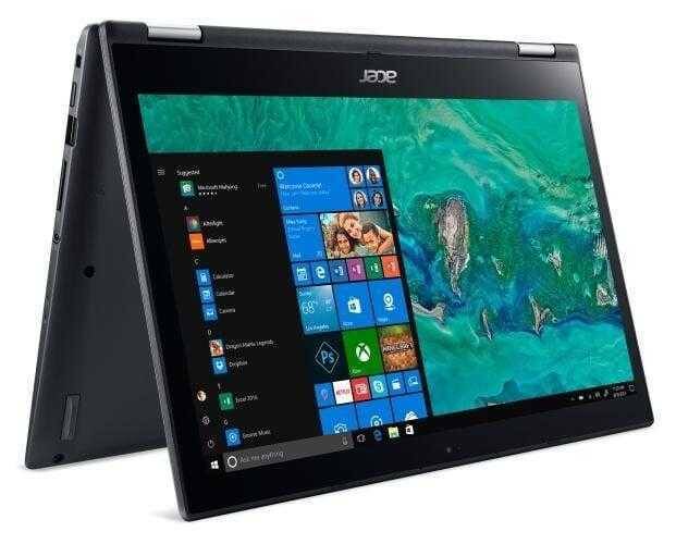 CES 2018: Acer обновила три своих популярных ноутбука 5 ноутбук-трансформер Acer в разложенном виде с экраном на 360 градусов