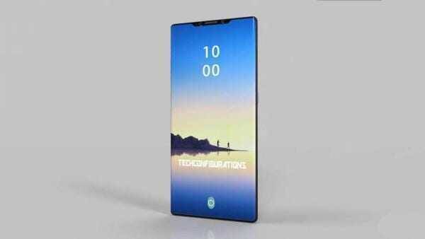Смартфон Galaxy Note 9 с дисплеем и интерфейсом
