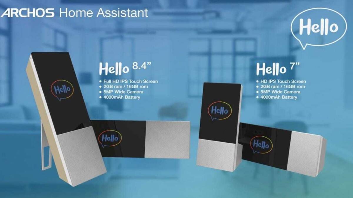 MWC 2018. Archos сделал личного помощника Hello 4 Раскрытые устройства Archos Hello с сенсорными экранами и динамиками