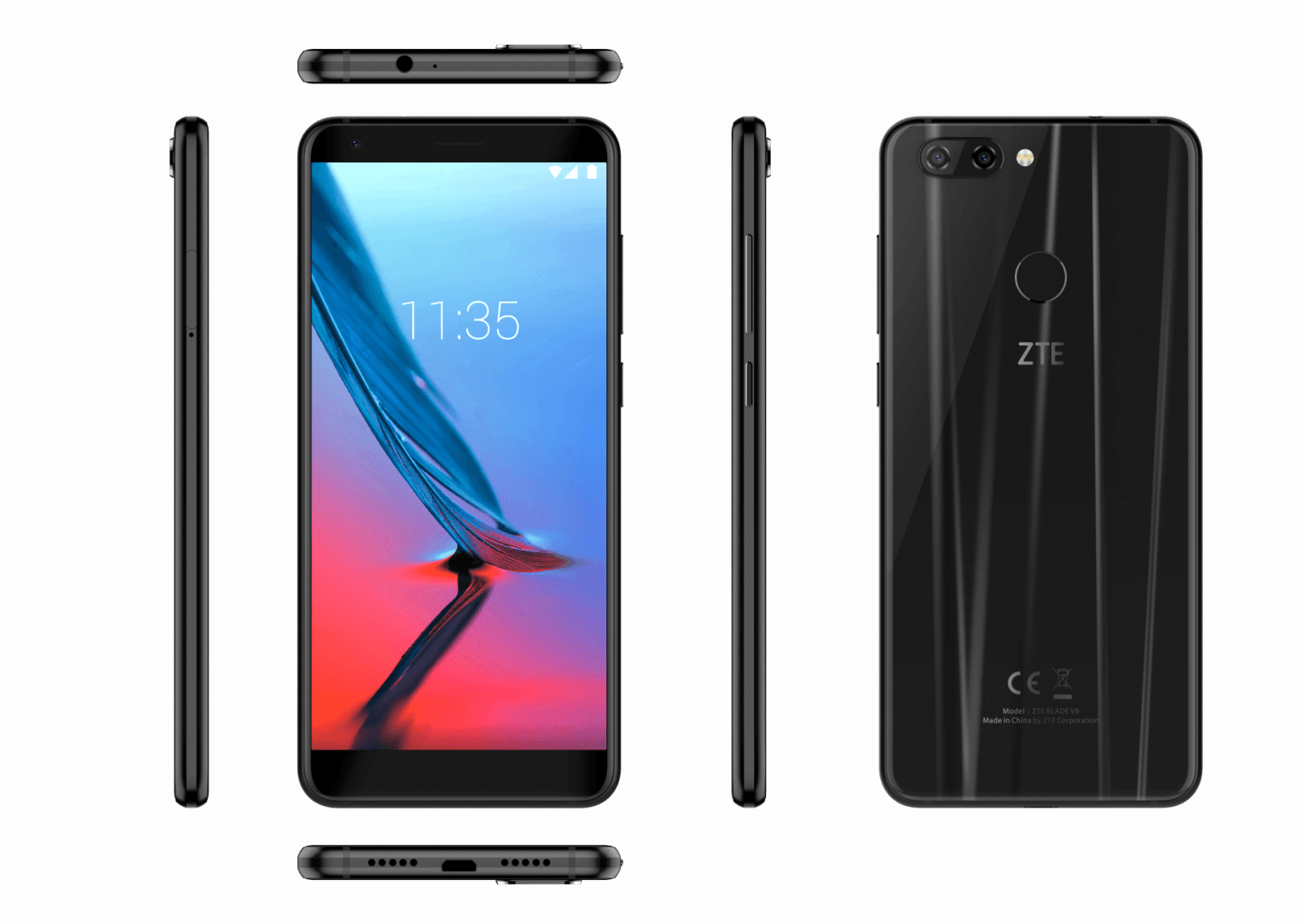 Blade V9 Black six view