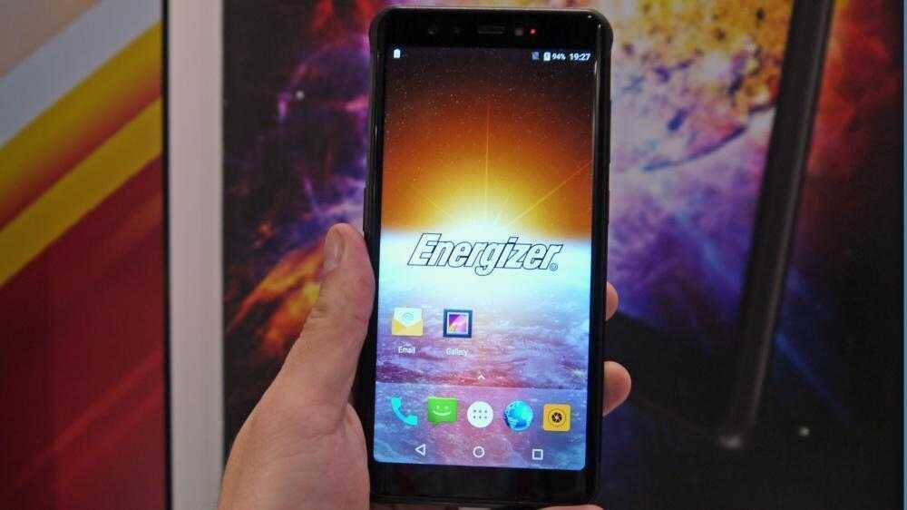 Смартфон Energizer с крупным дисплеем и интерфейсом