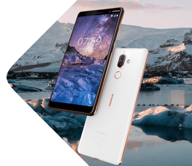 Смартфон Nokia с двумя камерами и сенсорным экраном