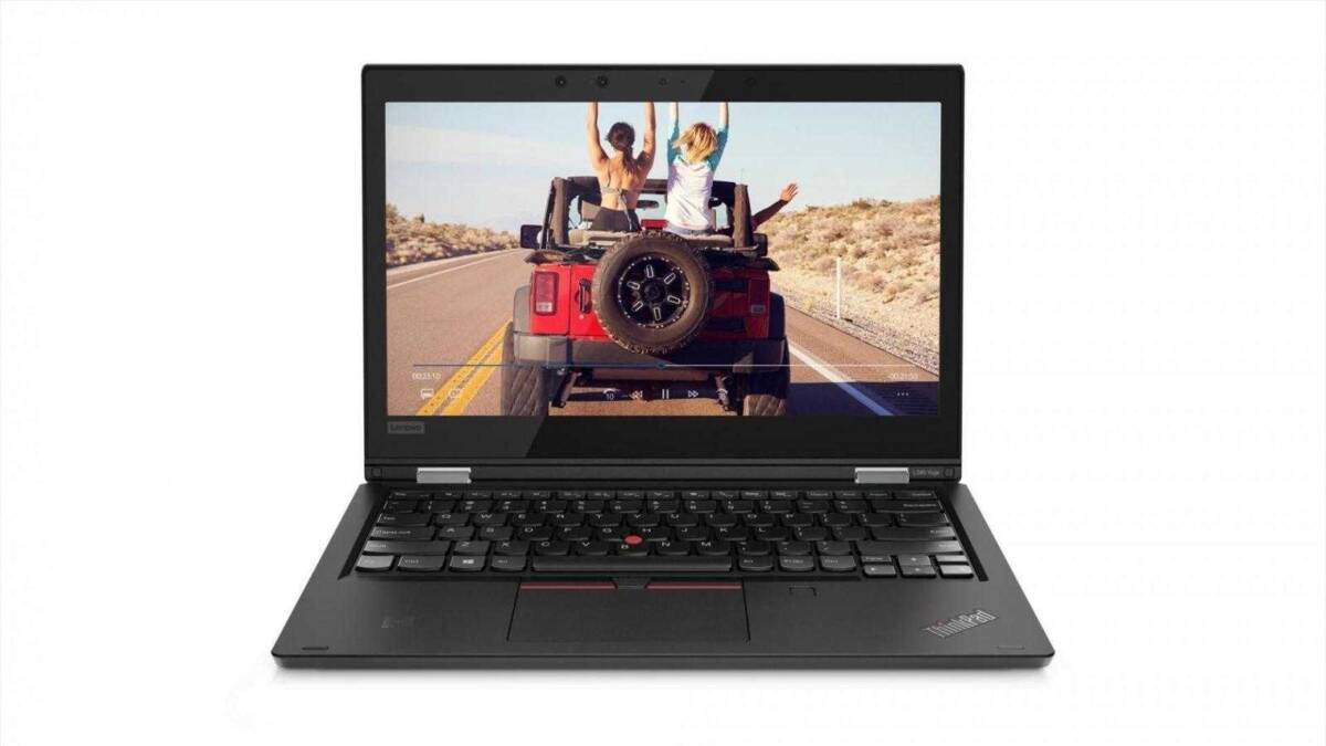 Ноутбук Lenovo ThinkPad X1 Yoga с изображением экрана