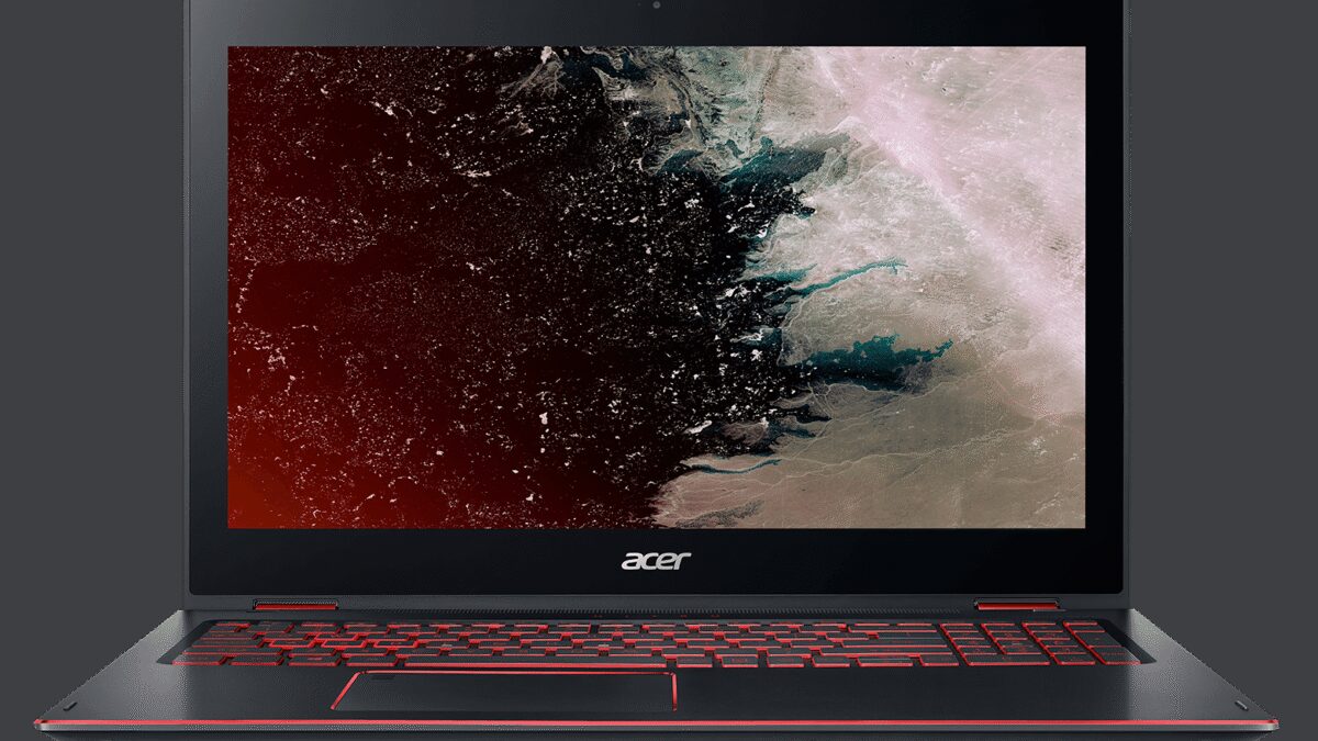 Игровой ноутбук Acer Nitro 5 Spin с открытым экраном
