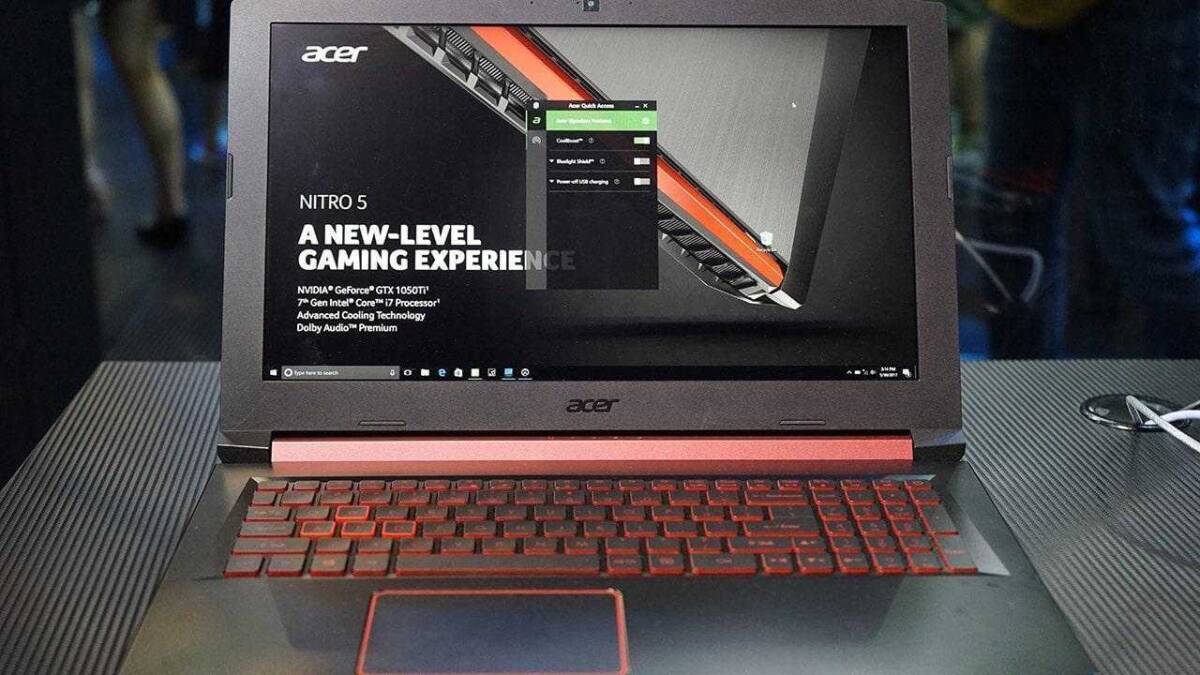 Игровой ультрабук-трансформер Acer Nitro 5 Spin с дисплеем и клавиатурой