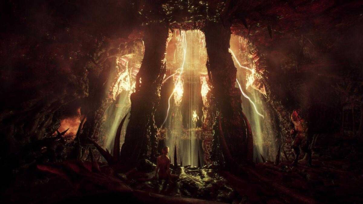 Запуск AGONY переносится на неопределенный срок 3 Таинственный внутренний пейзаж с водопадом и светом