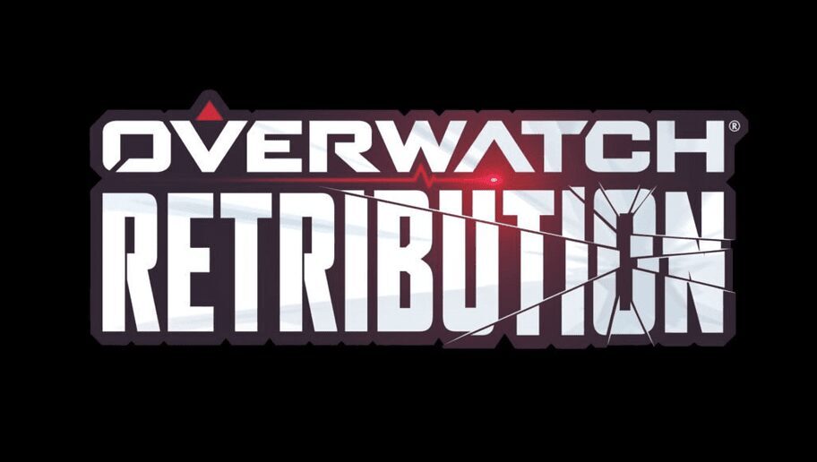 Логотип игры Overwatch Retribution на черном фоне